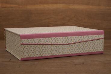 Ordnungsbox "Zenzi", Blümchen rosa